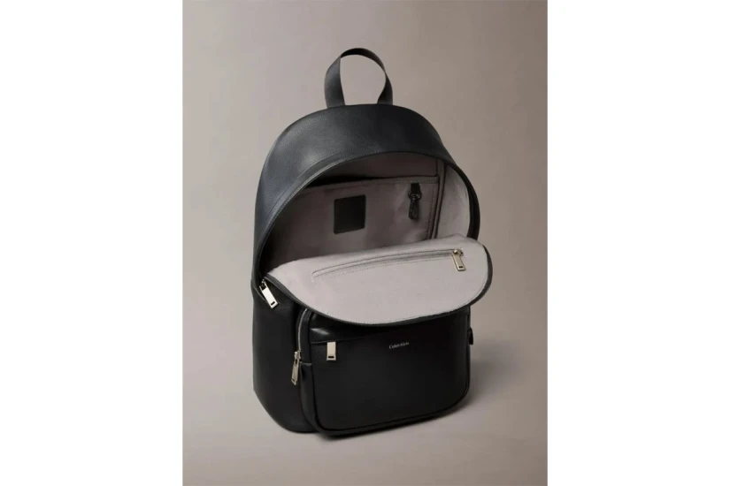 Calvin Klein Raised Round Ανδρικό Backpack Μαύρο