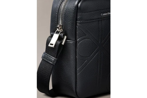 Calvin Klein Embossed Emblem Logo Τσαντάκι Χιαστί - Ώμου (LV04D3331G UB1)