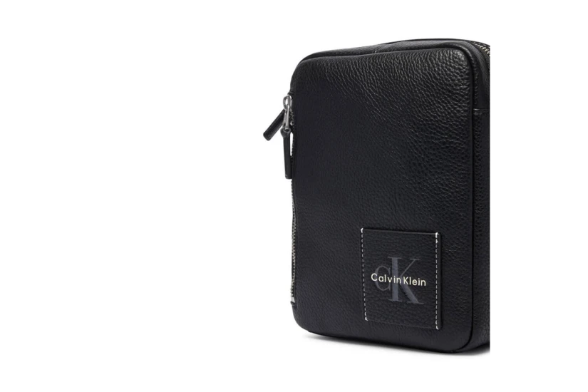 Calvin Klein Monologo Reporter Ανδρικό Τσαντάκι Χιαστί - Ώμου Μαύρο