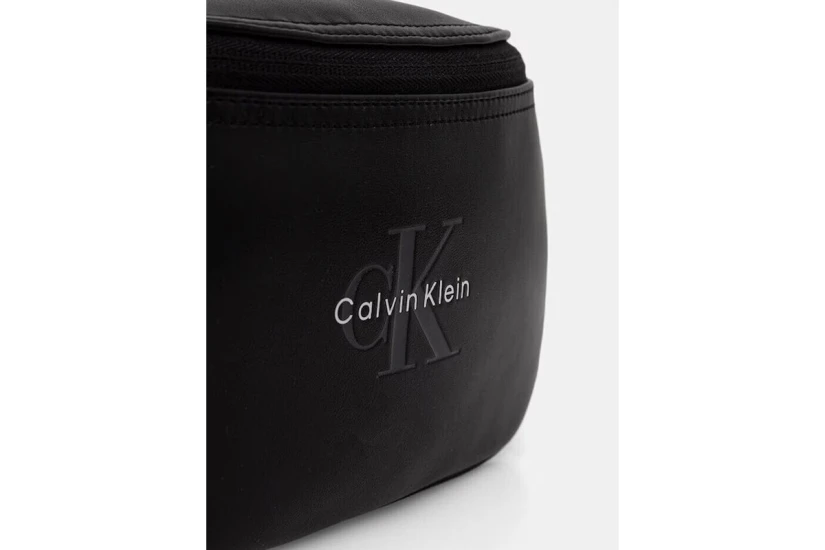Calvin Klein Bold Logo Webbing Τσαντάκι Μέσης Μαύρο