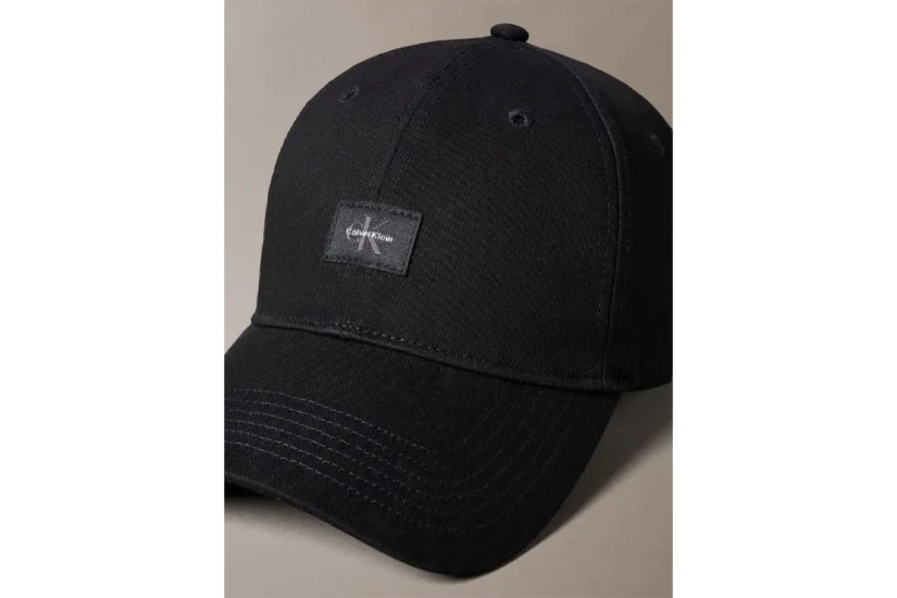 Calvin Klein Monogram Woven Patch Καπέλο Strapback Μαύρο