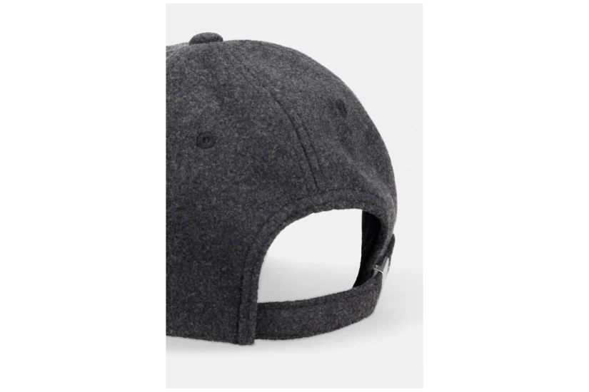 Calvin Klein Felt Embroidered Logo Καπέλο Strapback Μαύρο