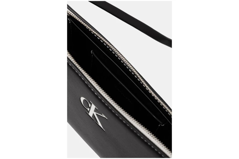 Calvin Klein Contrast CK Convertible Pouch Γυναικεία Τσάντα Ώμου Μαύρη 3L