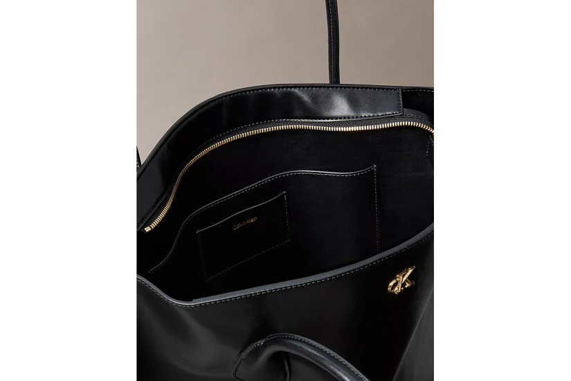 Calvin Klein Monogram Logo Hardware Γυναικεία Τσάντα Tote Μαύρη