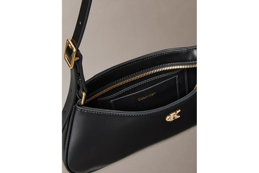 Calvin Klein Monogram Logo Hardwa Τσάντα Ώμου - Χειρός Μαύρη