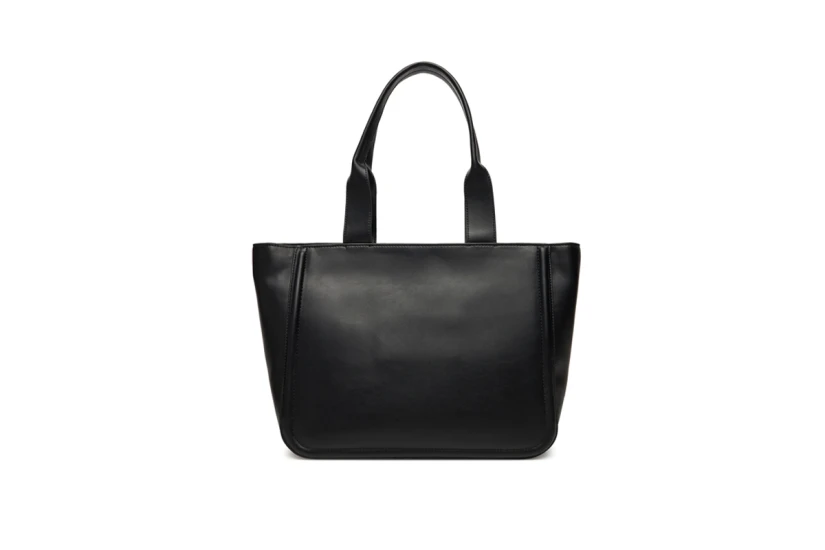 Calvin Klein Embossed Monogram Logo Τσάντα Shopper Μαύρη
