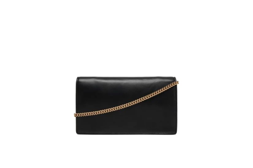 Calvin Klein Wallet On Chain Γυναικείο Πορτοφόλι Μαύρο