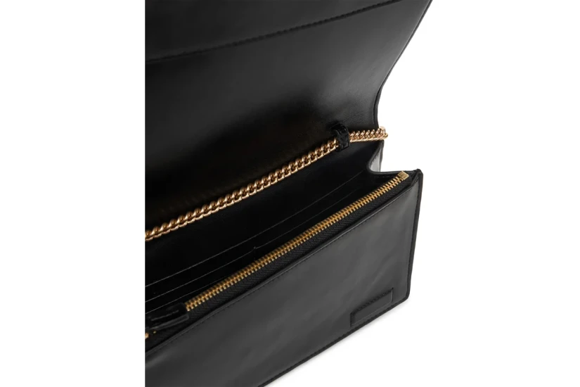 Calvin Klein Wallet On Chain Γυναικείο Πορτοφόλι Μαύρο
