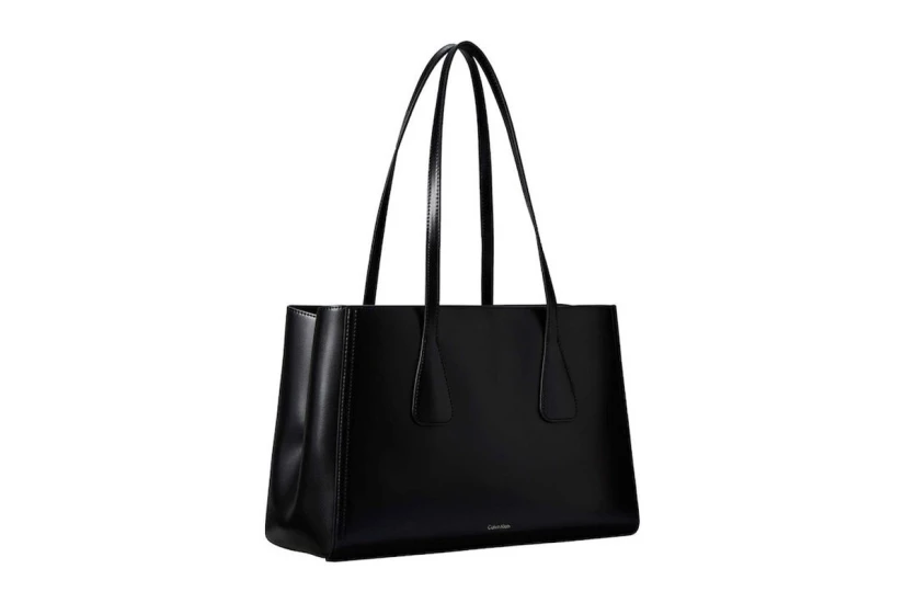 Calvin Klein Monogram Logo Business Γυναικεία Τσάντα Tote Μαύρη