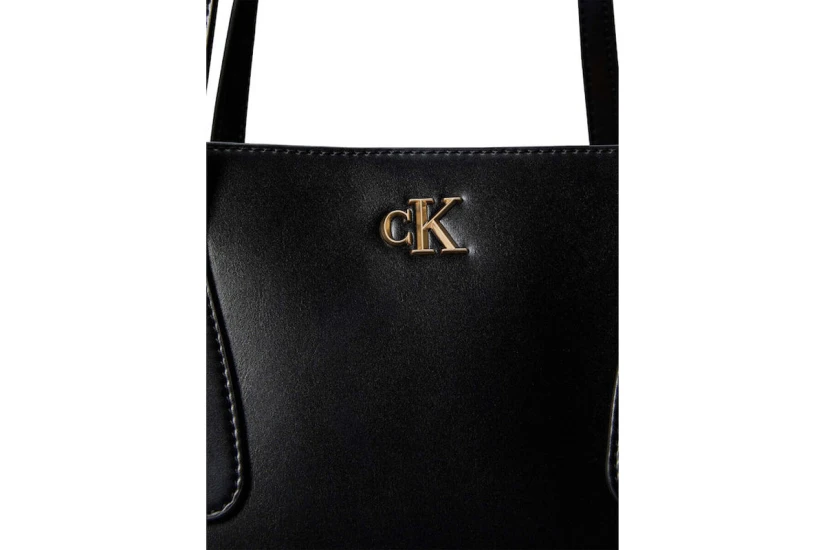 Calvin Klein Monogram Logo Business Γυναικεία Τσάντα Tote Μαύρη