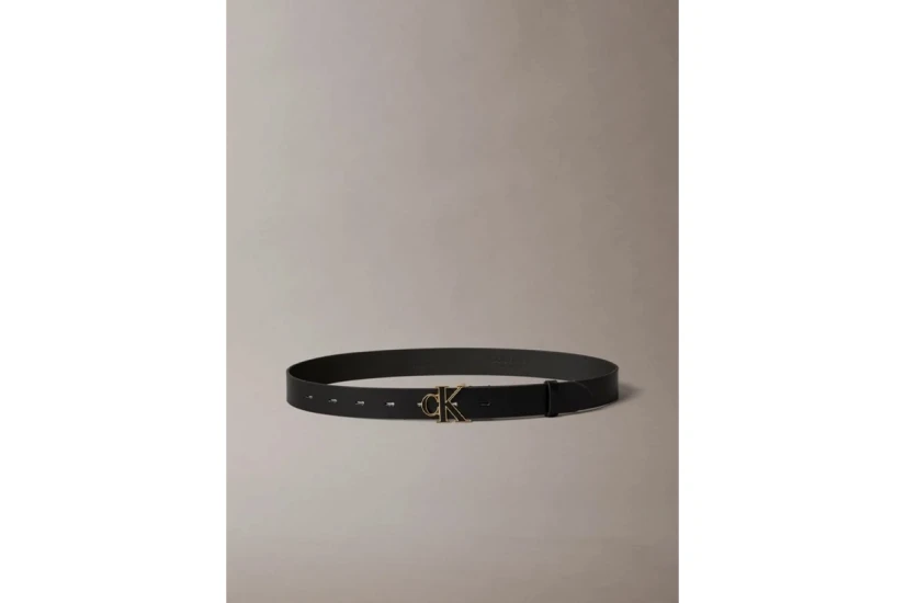 Calvin Klein Full-Grain Leather Logo Buckle Γυναικεία Casual Ζώνη