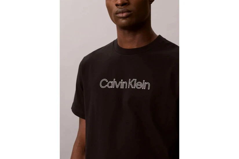 Calvin Klein Relaxed Logo Ανδρικό Κοντομάνικο T-Shirt Μαύρο