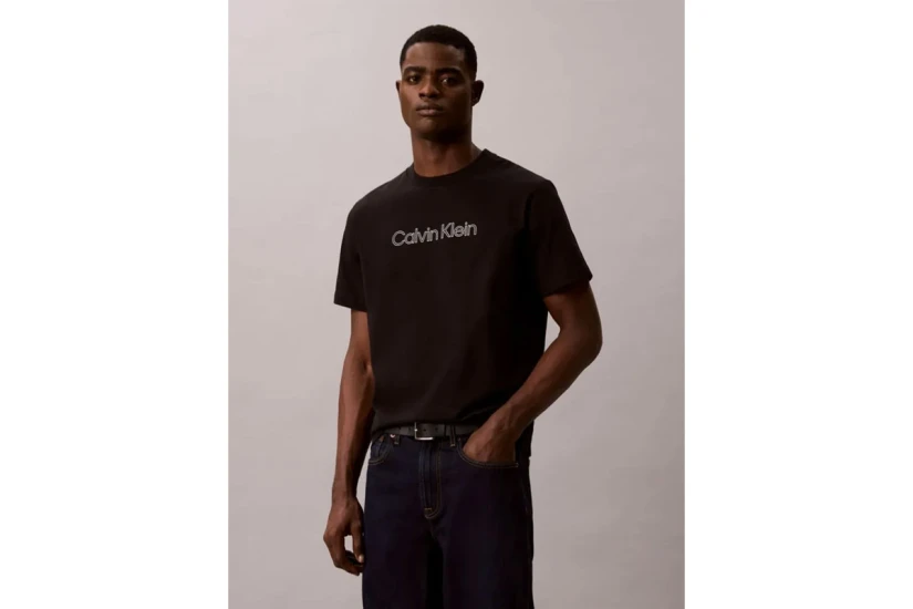 Calvin Klein Relaxed Logo Ανδρικό Κοντομάνικο T-Shirt Μαύρο