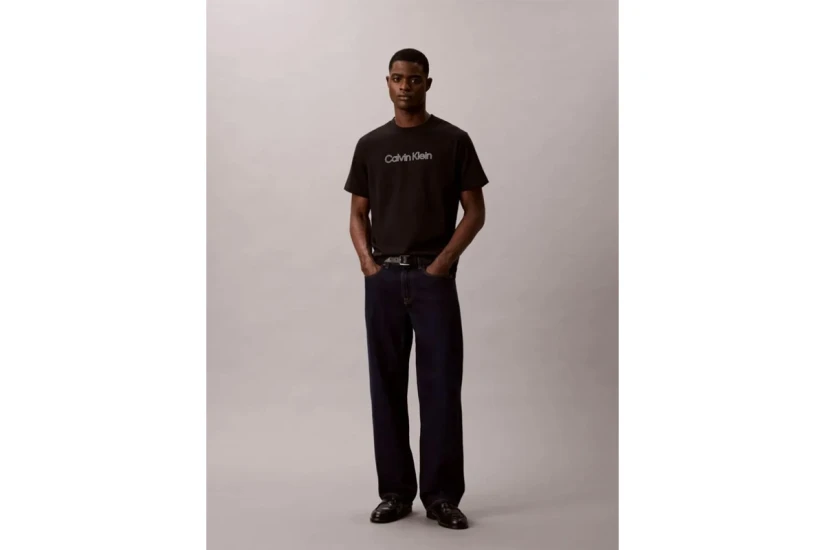 Calvin Klein Relaxed Logo Ανδρικό Κοντομάνικο T-Shirt Μαύρο