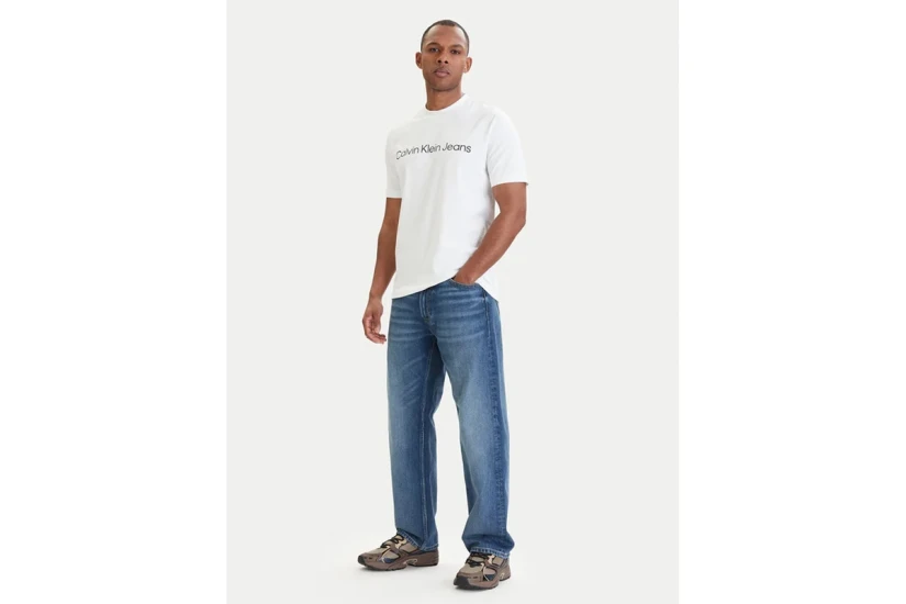 Calvin Klein Graphic Logo Ανδρικό Κοντομάνικο T-Shirt Λευκό