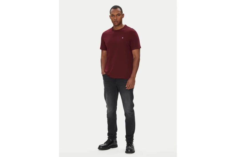 Calvin Klein Slim Tapered Fit Ανδρικό Παντελόνι Τζιν Μαύρο