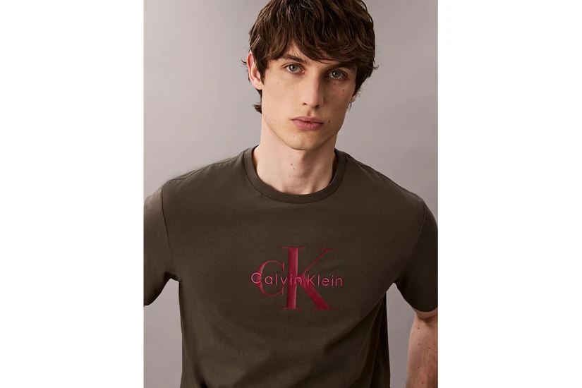 Calvin Klein Monogram Logo Ανδρικό Κοντομάνικο T-Shirt
