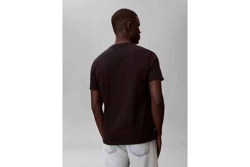 Calvin Klein Monogram Logo Ανδρικό Κοντομάνικο T-Shirt Μαύρο