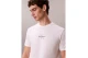 Calvin Klein Monogram Logo Ανδρικό Κοντομάνικο T-Shirt Λευκό