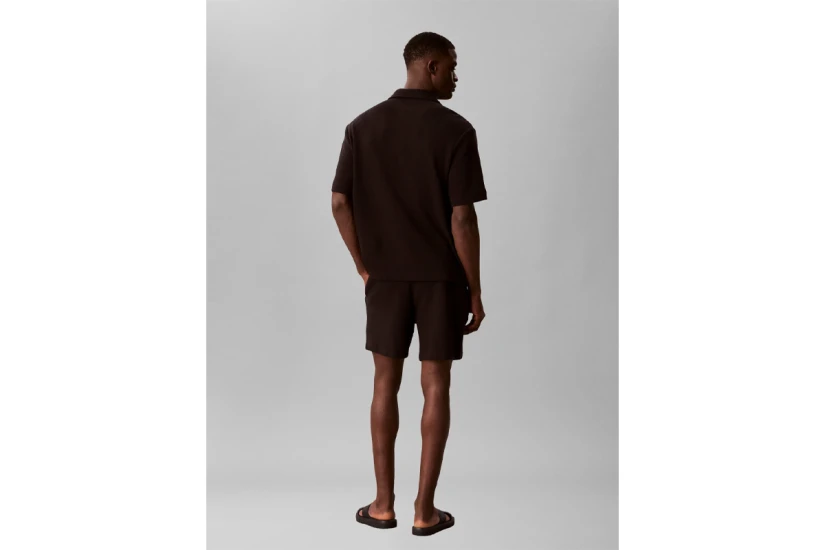 Calvin Klein Waffle Ανδρικό Σορτς Μαύρο