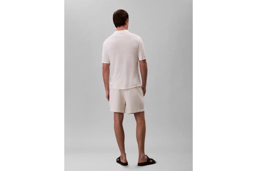 Calvin Klein Waffle Ανδρικό Σορτς Εκρού