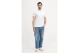 Calvin Klein Cotton Badge Ανδρικό Κοντομάνικο T-Shirt Λευκό