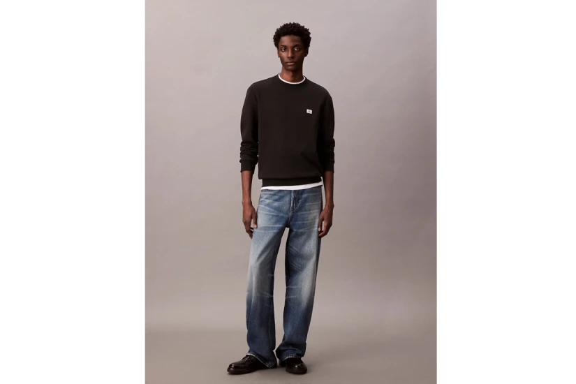 Calvin Klein Ανδρική Μακρυμάνικη Μπλούζα Μαύρη