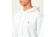 Calvin Klein Cotton Terry Badge Ανδρικό Φούτερ με Κουκούλα Λευκό