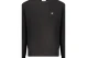 Calvin Klein 350Terry Monogram Ανδρική Μακρυμάνικη Μπλούζα με Λαιμόκοψη Μαύρη