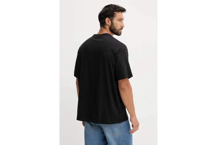 Calvin Klein Seasonal Monologo Ανδρικό Κοντομάνικο T-Shirt Μαύρο