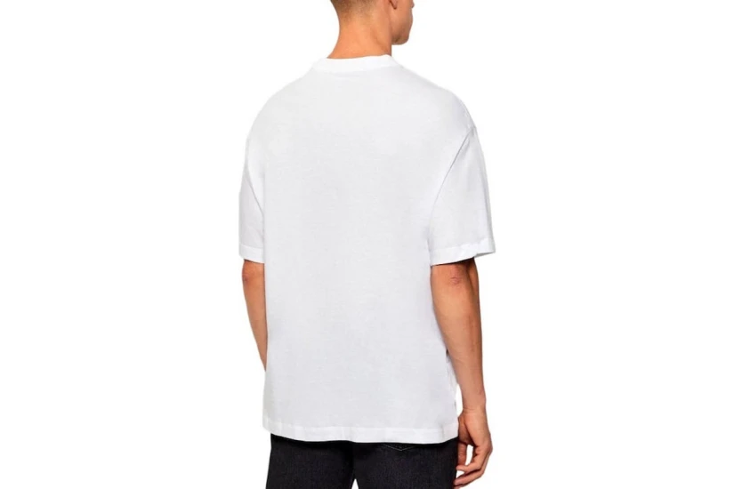 Calvin Klein Monologo Ανδρικό Κοντομάνικο T-Shirt Λευκό