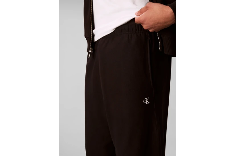 Calvin Klein Monogram Ανδρικό Παντελόνι Φόρμας Μαύρο