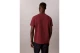 Calvin Klein Monogram Logo Ανδρικό Κοντομάνικο T-Shirt Μπορντό