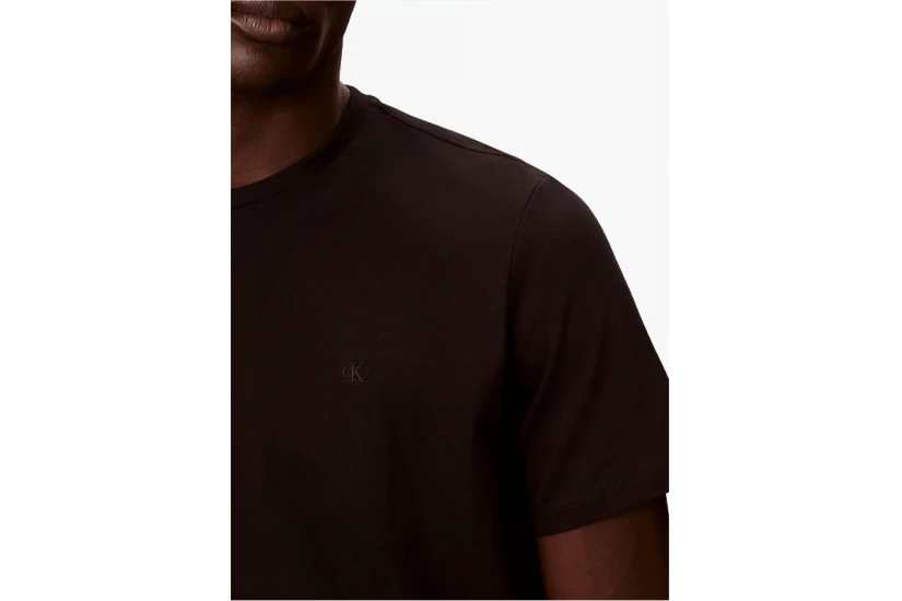 Calvin Klein Monogram Logo Ανδρικό Κοντομάνικο T-Shirt Μαύρο