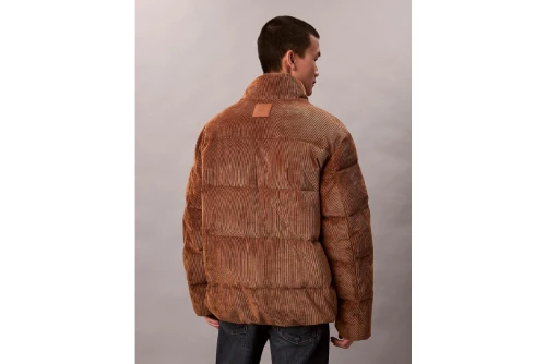 Calvin Klein Corduroy Μπουφάν Puffer Ανδρικό (LV04RD501G 2E3)