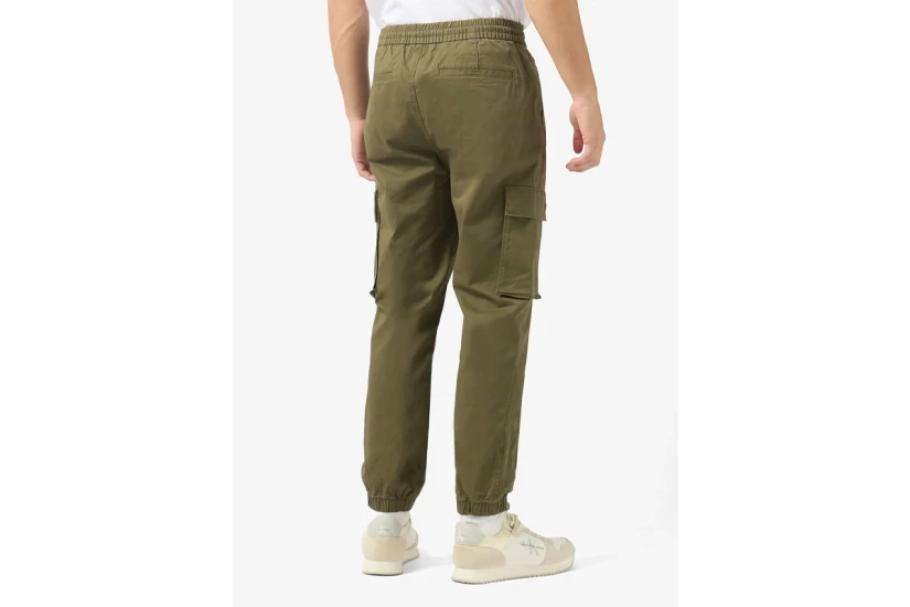 Calvin Klein Skinny Ανδρικό Παντελόνι Cargo Χακί