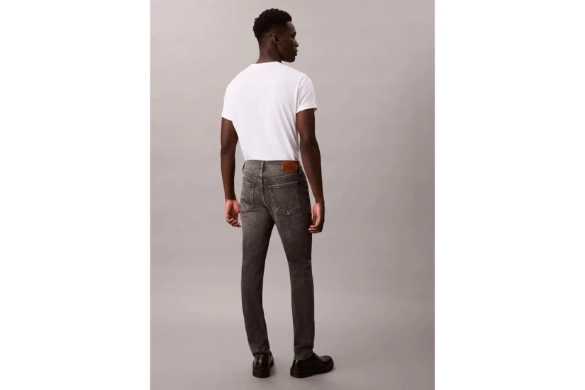 Calvin Klein Slim Tapered Ανδρικό Παντελόνι Τζιν Γκρι