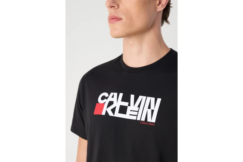 Calvin Klein Redbox Graphic Ανδρικό Κοντομάνικο T-Shirt Μαύρο