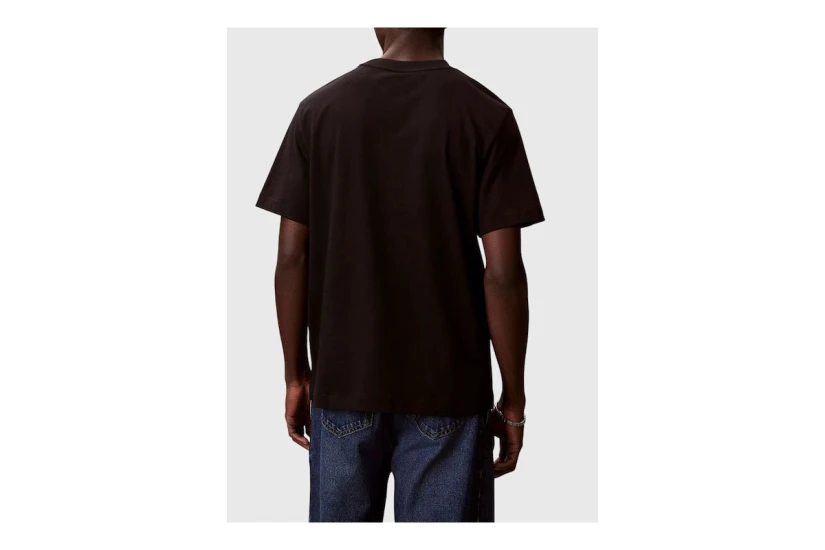 Calvin Klein Chest Pocket Badge Ανδρικό Κοντομάνικο T-Shirt Μαύρο