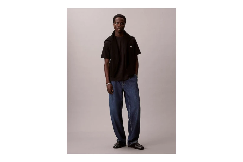 Calvin Klein Chest Pocket Badge Ανδρικό Κοντομάνικο T-Shirt Μαύρο