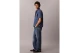 Calvin Klein Boxy Denim Ανδρικό Κοντομάνικο Πουκάμισο Μπλε