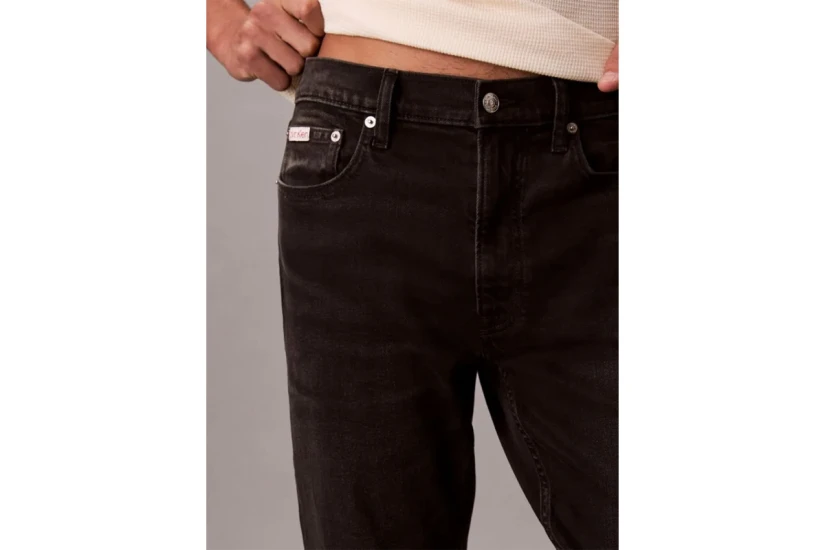 Calvin Klein Classic Tapered Ανδρικό Παντελόνι Τζιν Μαύρο