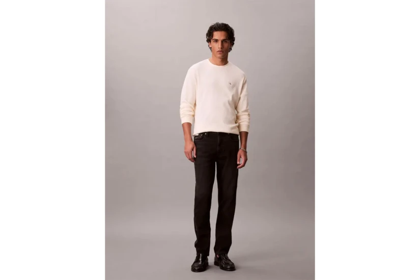 Calvin Klein Classic Tapered Ανδρικό Παντελόνι Τζιν Μαύρο