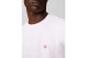 Calvin Klein Cotton Terry Badge Ανδρική Μακρυμάνικη Μπλούζα με Λαιμόκοψη Λευκή