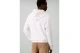 Calvin Klein French Terry Woven Label Ανδρικό Φούτερ με Κουκούλα Λευκό
