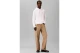 Calvin Klein French Terry Woven Label Ανδρικό Φούτερ με Κουκούλα Λευκό