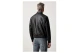 Calvin Klein Faux Leather Ανδρικό Μπουφάν Bomber Μαύρο