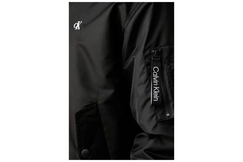 Calvin Klein Padded Nylon Ανδρικό Μπουφάν Bomber Μαύρο
