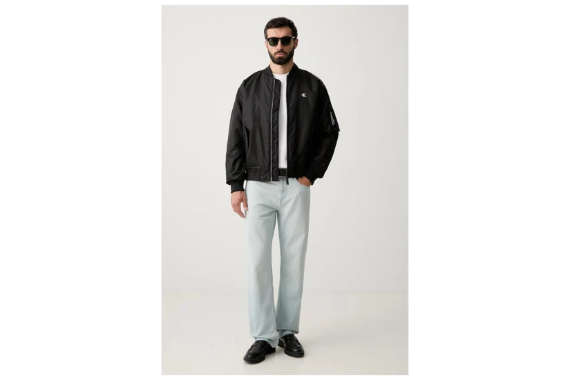 Calvin Klein Padded Nylon Ανδρικό Μπουφάν Bomber Μαύρο