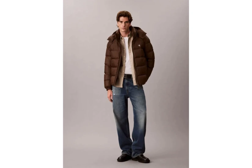 Calvin Klein Relaxed Nylon Μπουφάν Puffer Ανδρικό (LV04RG515G WFM)